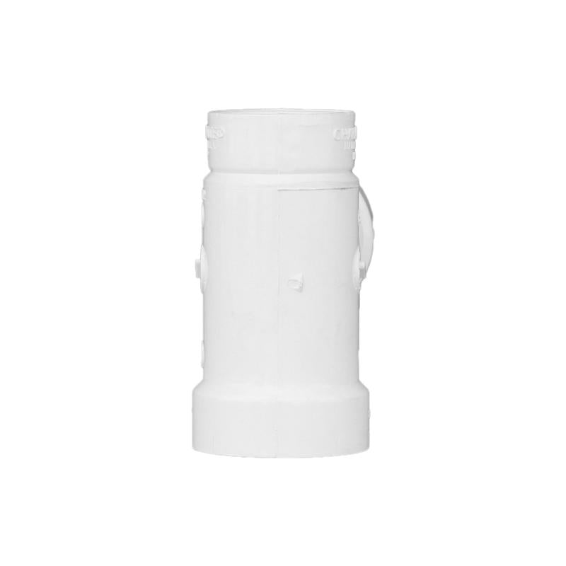 Charlotte Pipe Schedule 40 2 in. Hub X 1-1/2 in. D Spigot PVC Sanitary Tee 1 pk