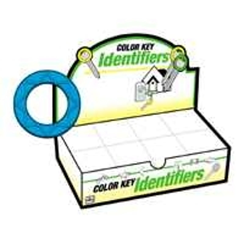 Hy-Ko KB130-200 Key Identifier, 1 in L x 1 in W x 0.12 in H Dimensions