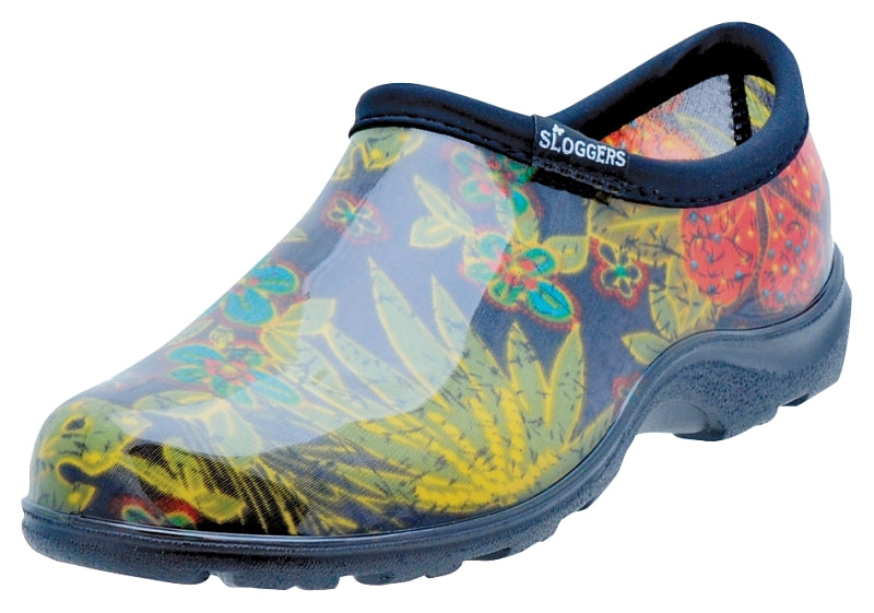 Sloggers 5102BK-07 Rain and Garden Shoes, 7, Midsummer, Black, Plastic Resin Upper