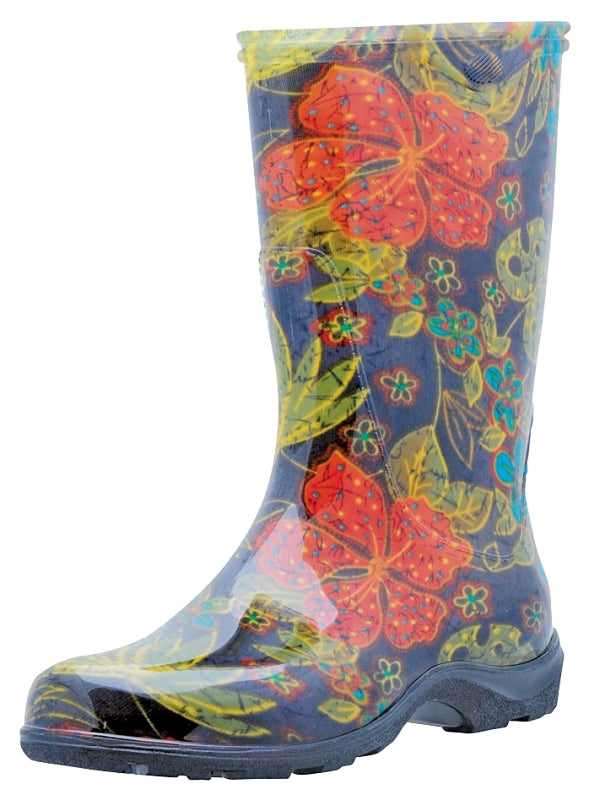 Sloggers 5002BK-07 Rain and Garden Boots, 7, Midsummer Night, Black, Plastic Resin Upper