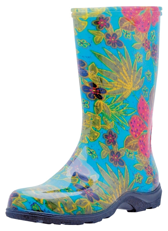 Sloggers 5002BL-06 Rain and Garden Boots, 6, Midsummer, Blue, Plastic Resin Upper