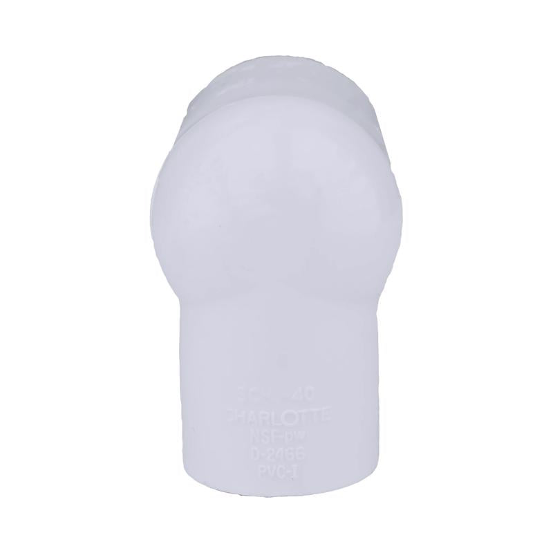 Charlotte Pipe Schedule 40 3/4 in. Slip X 1/2 in. D FPT PVC Elbow 1 pk, Pack of 25