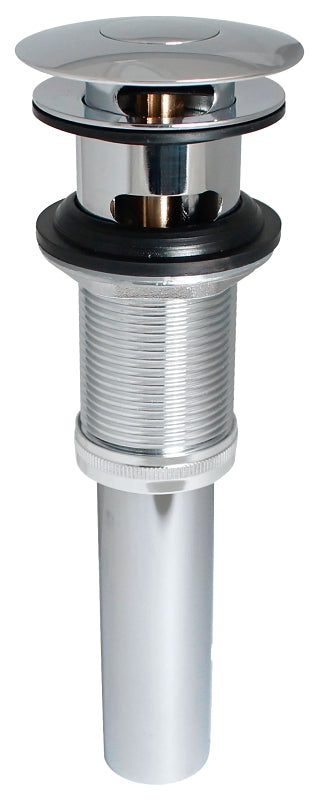 Stylewise K820-75 Pushbutton Sink Drain, 1-1/4 in Connection, Brass