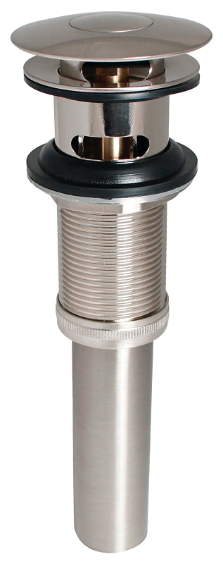 Stylewise K820-75BN Pushbutton Sink Drain, Brass