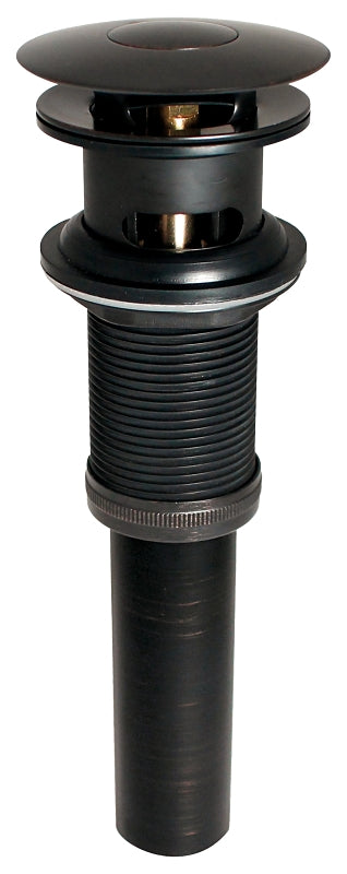Stylewise K820-75BRZ Pushbutton Sink Drain, 1-1/4 in Connection