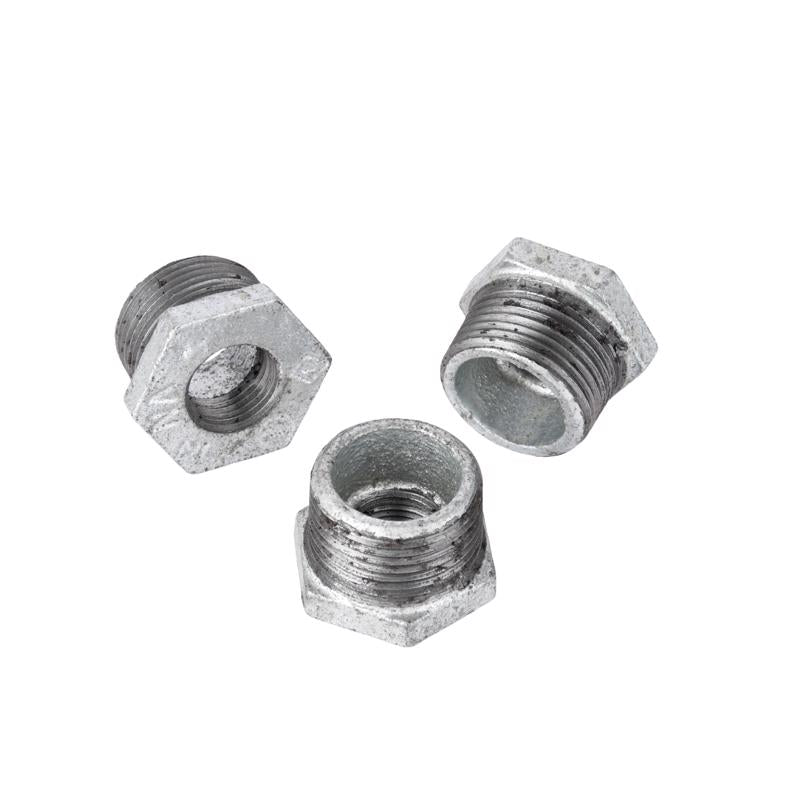 STZ Industries 4 in. MIP each X 3 in. D FIP Galvanized Malleable Iron Hex Bushing