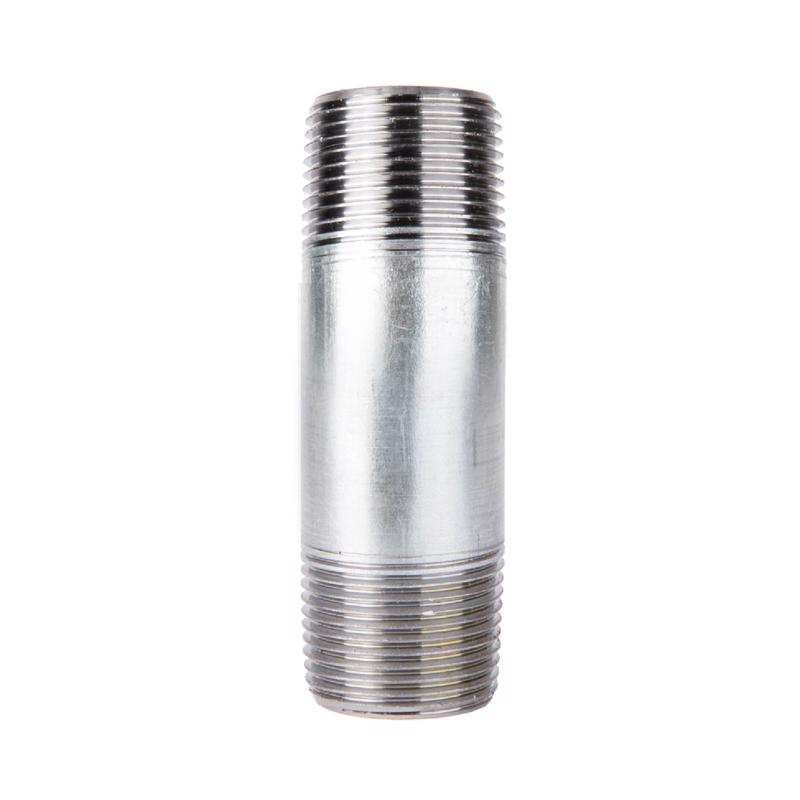 STZ Industries 3 in. MIP each X 3 in. D MIP Galvanized Steel 4 in. L Nipple
