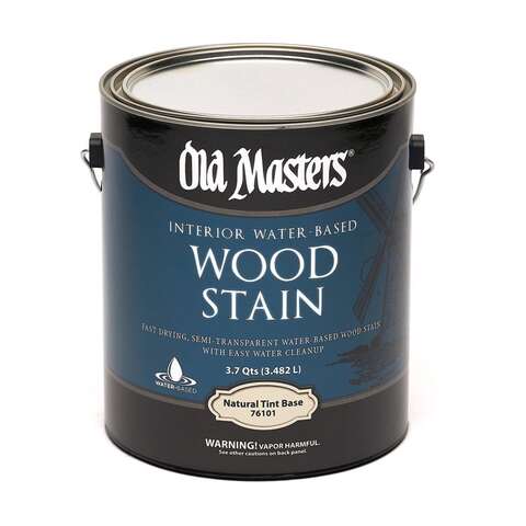 Old Masters Semi-Transparent Natural Tint Water-Based Latex Wood Stain 1 gal, Pack of 2