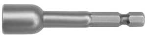 Irwin 3548521C Nutsetter, 9/16 in Dia, 3/8 in Drive, Lobular Drive, 2-9/16 in L, 1/4 in L Shank, Hex Shank, 1/PK
