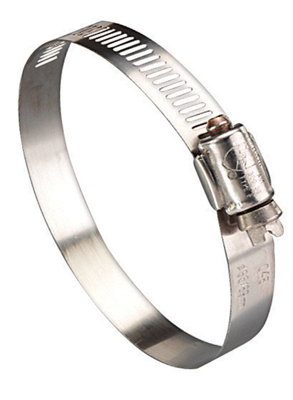 Ideal Tridon Hy Gear 3/8 in to 7/8 in. SAE 6 Silver Hose Clamp Stainless Steel Marine, Pack of 10