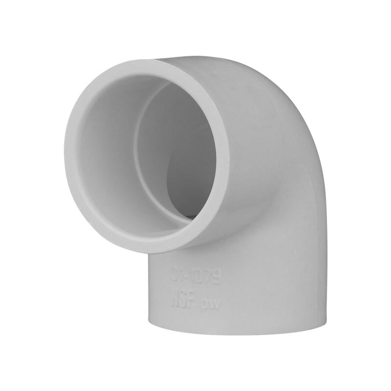 Charlotte Pipe Schedule 40 1 in. Slip X 1 in. D Slip PVC Elbow 1 pk, Pack of 25