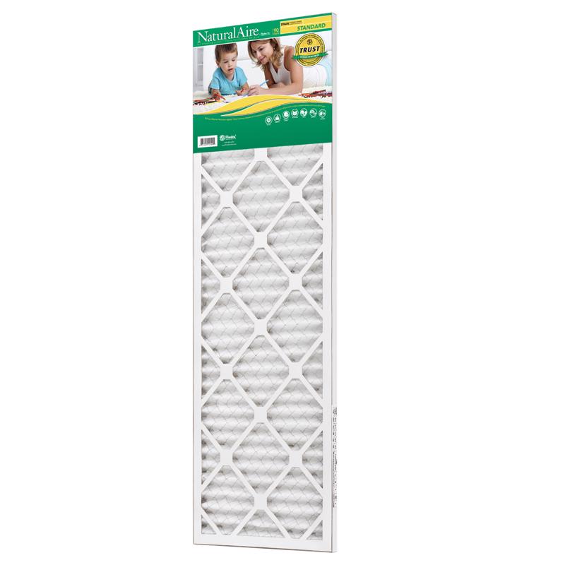 NaturalAire 10 in. W X 36 in. H X 1 in. 8 MERV Pleated Air Filter 1 pk, Pack of 12