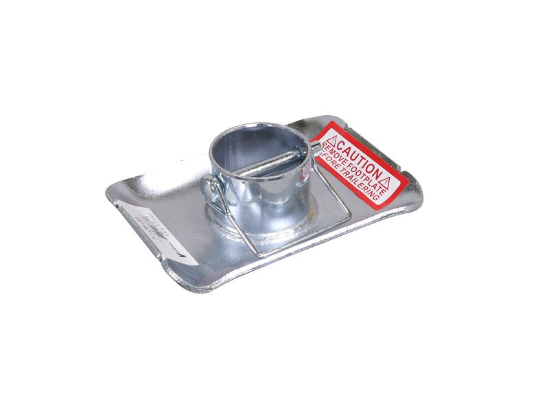 Valley Industries TJ-06-03 Base, 5000 lb, Safety Pin Locking, Zinc-Plated Steel, Zinc