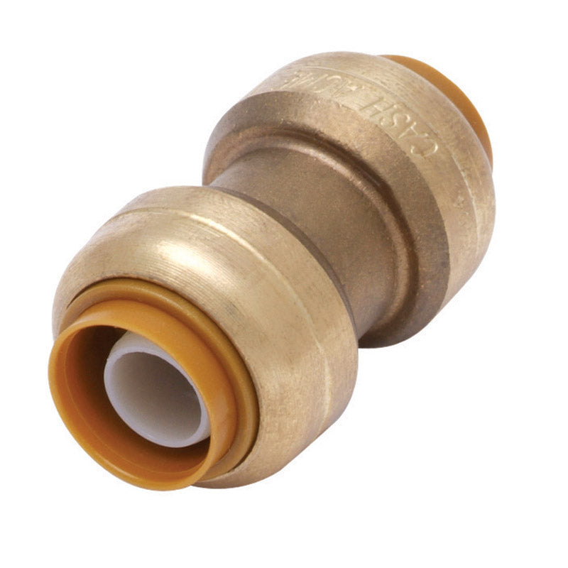 SharkBite Push to Connect 1 in. PTC each X 1 in. D PTC Brass Coupling