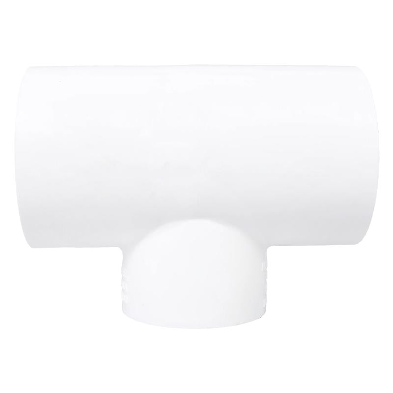 Charlotte Pipe Schedule 40 2 in. Slip X 2 in. D Slip PVC Reducing Tee 1 pk