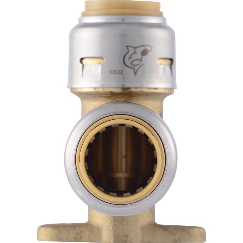 SharkBite Push to Connect 1/2 in. PF each X 1/2 in. D PF Brass Drop Ear Elbow