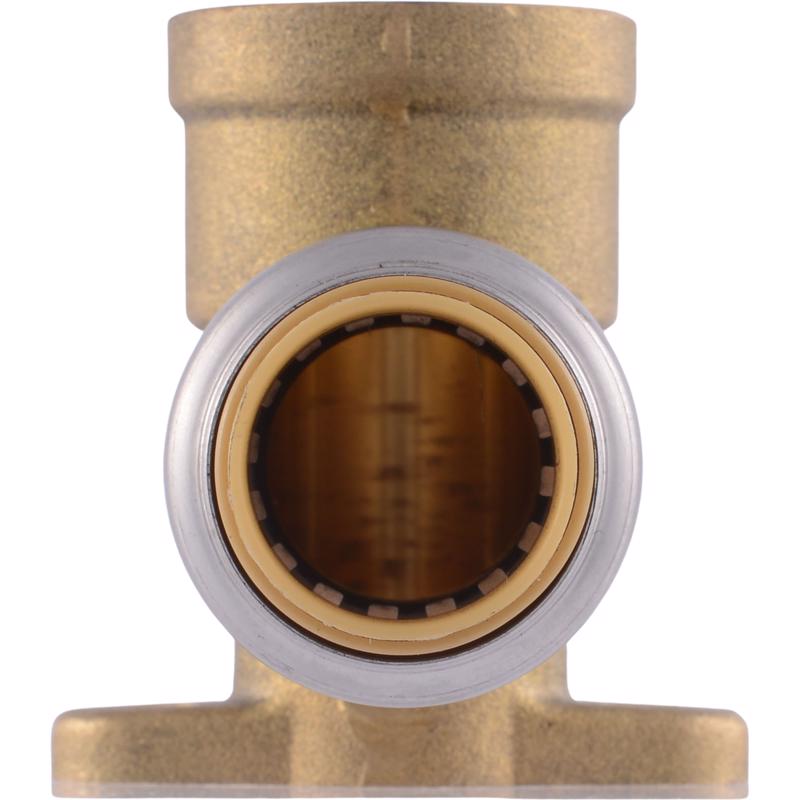 SharkBite Push to Connect 1/2 in. PTC each X 1/2 in. D FIP Brass 90 Degree Drop Ear Elbow