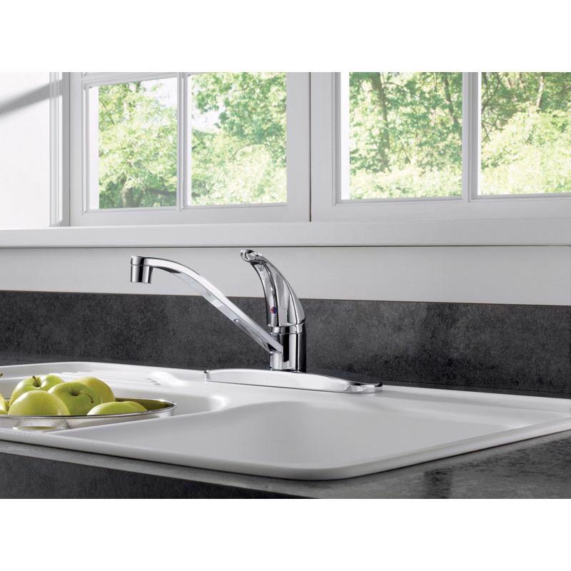 Peerless One Handle Chrome Kitchen Faucet