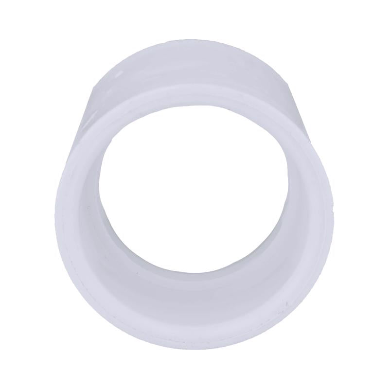 Charlotte Pipe Schedule 40 1-1/4 in. Hub X 1-1/4 in. D Hub PVC Coupling 1 pk