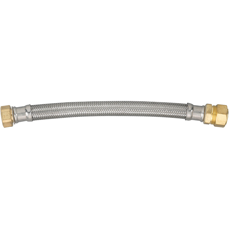 Ace 3/4 in. Compression X 3/4 in. D FIP 18 in. Braided Stainless Steel Water Heater Supply Line