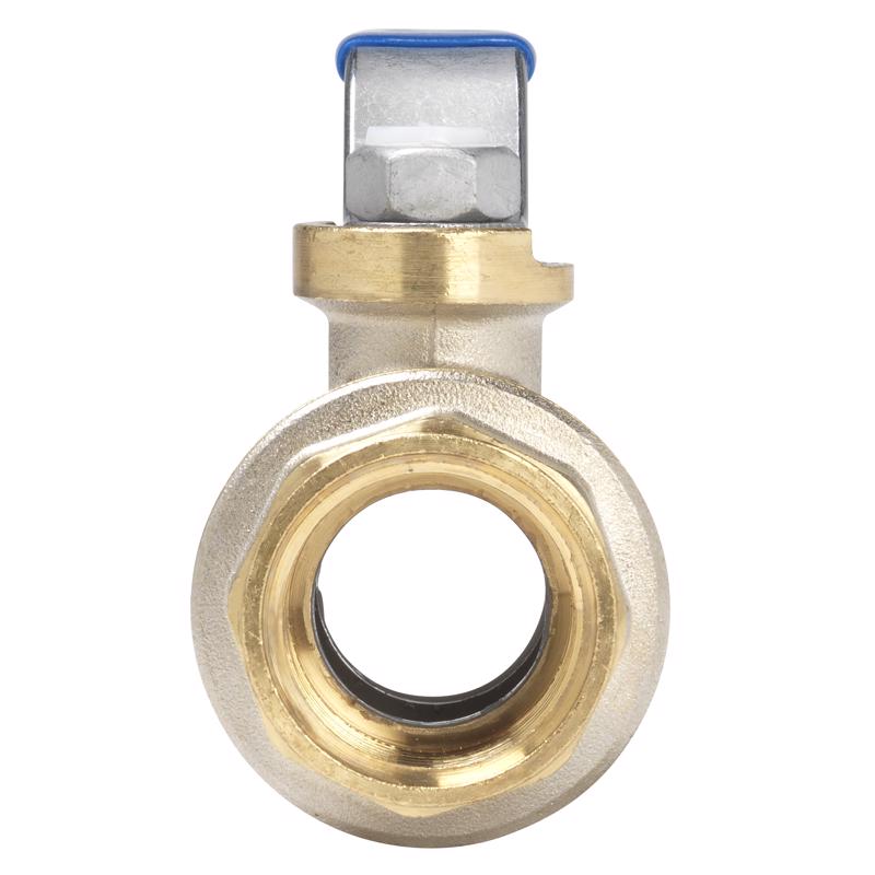 Homewerks 1/2 in. Brass FIP Ball Valve Full Port Quarter-Turn Lever For Water/Oil/Gas