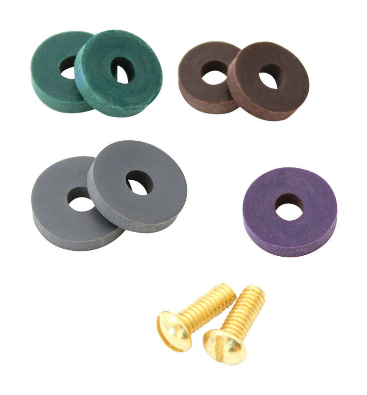 Ace .1 in. D Rubber Faucet Washer 9 pk, Pack of 6