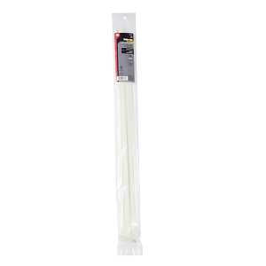 Gardner Bender 45-524 Cable Tie, 6/6 Nylon, Natural, 24 in L, 10/PK