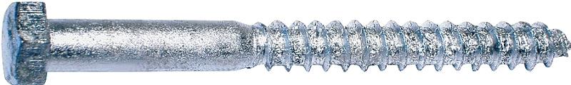 Midwest Fastener 05581 Lag Screw, 3/8 in Thread, 3 in OAL, 2 Grade, Steel, Galvanized, SAE Measuring