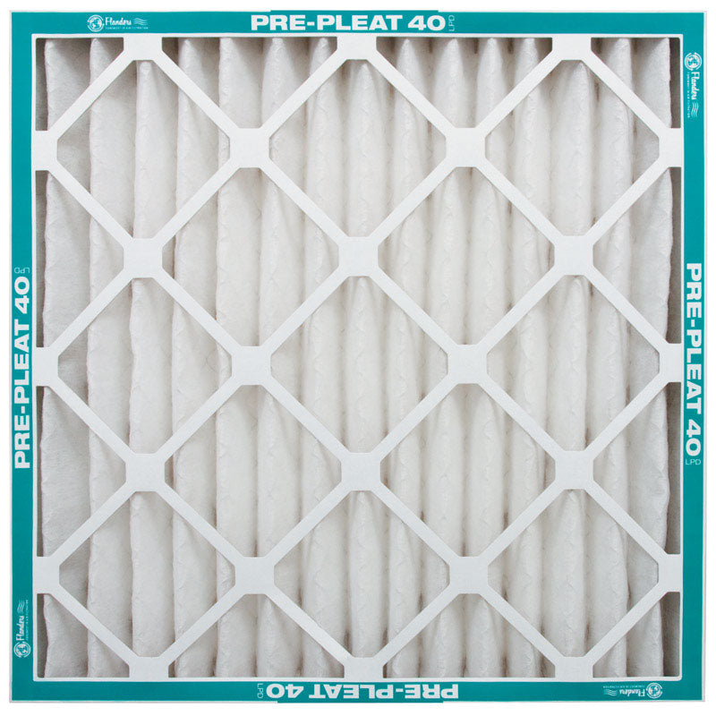 Flanders Pre-Pleat 24 in. W X 24 in. H X 2 in. D Synthetic 8 MERV Pleated Air Filter 1 pk, Pack of 12