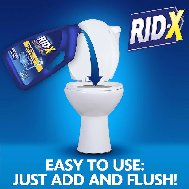 RID-X Liquid Septic System Treatment and Cleaner 24 oz, Pack of 6