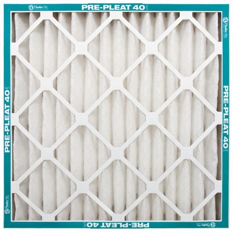 Flanders Pre-Pleat 18 in. W X 24 in. H X 2 in. D Synthetic 8 MERV Pleated Air Filter 1 pk, Pack of 12