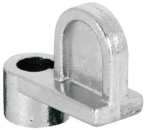 Prime-Line 928-5677 Window Screen Clip, Clear Zinc, Pack of 6