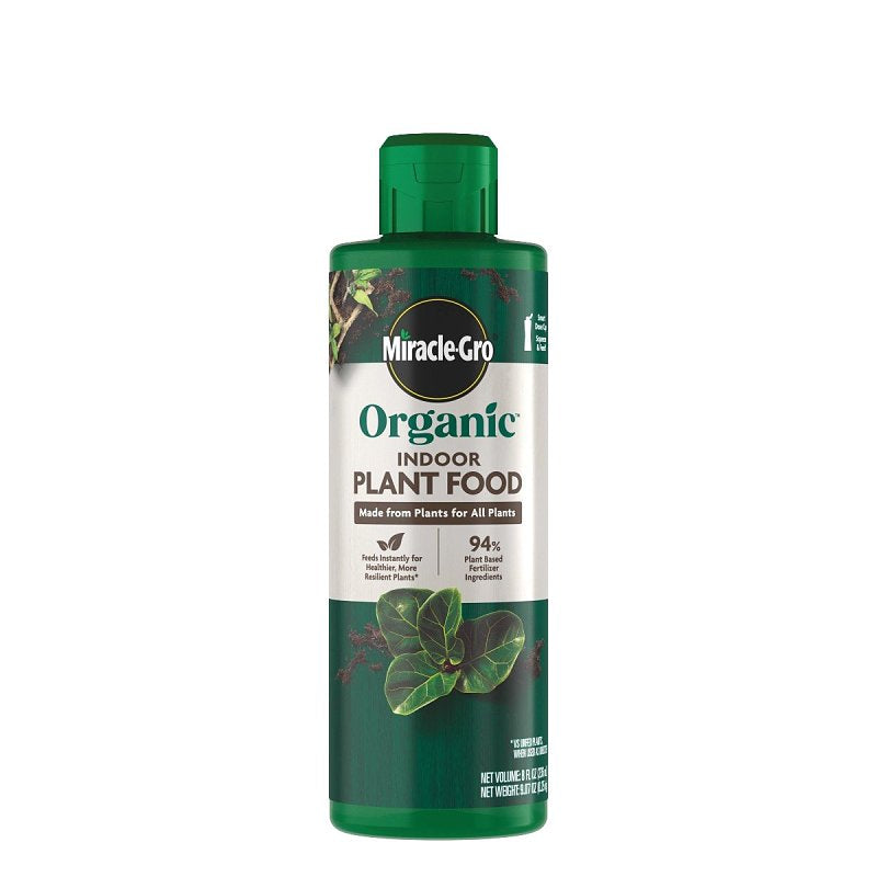 Miracle-Gro 3422010 Indoor Organic Plant Food, 8 oz, Liquid