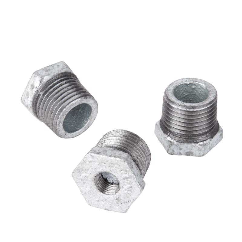 STZ Industries 2-1/2 in. MIP each X 1-1/2 in. D FIP Galvanized Malleable Iron Hex Bushing