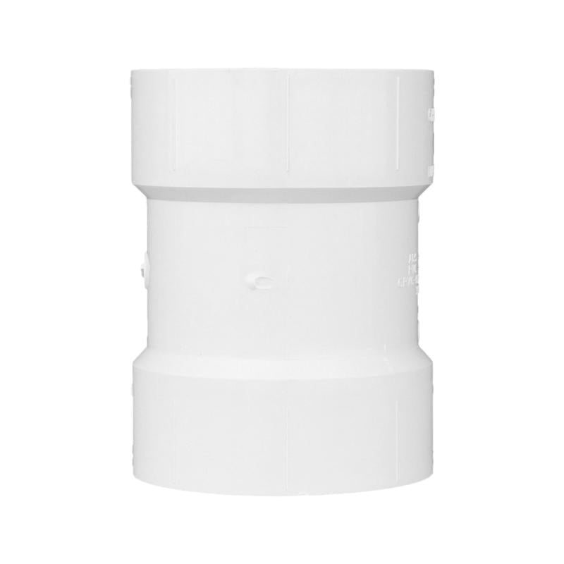 Charlotte Pipe 1-1/2 in. Hub X 4 in. D Hub PVC Sanitary Tee 1 pk