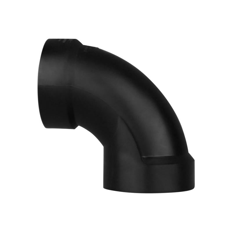 Charlotte Pipe 2 in. Hub X 2 in. D Hub ABS 90 Degree Elbow