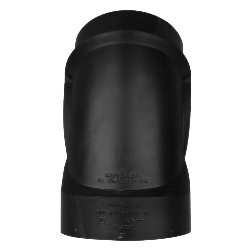 Charlotte Pipe 2 in. Hub X 2 in. D Spigot ABS 45 Degree Elbow