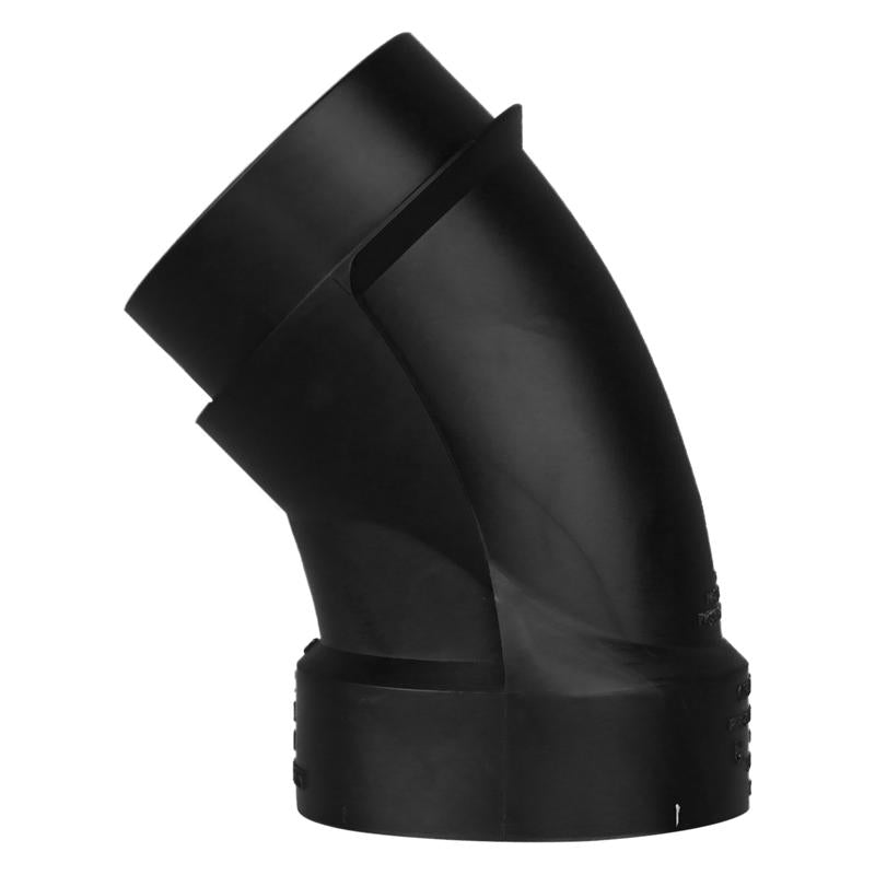 Charlotte Pipe 2 in. Hub X 2 in. D Spigot ABS 45 Degree Elbow