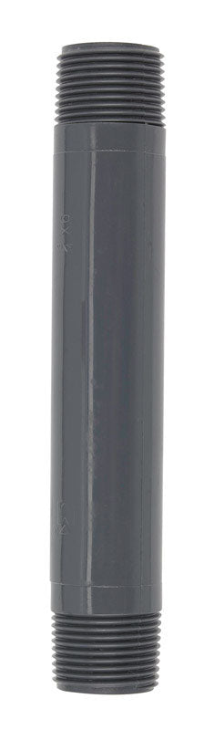 B&K Schedule 80 3/4 in. MIP X 3/4 in. D MIP PVC 6 in. Nipple 1 pk, Pack of 10