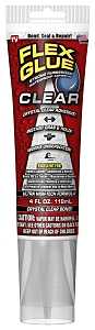 Flex Seal GFSCLRR04 Rubberized Glue, Clear, 4 oz Squeeze Tube