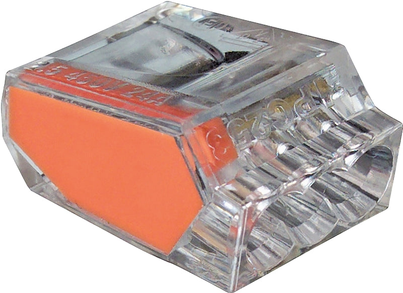 Gardner Bender PushGard 19-PC3 Wire Connector, 22 to 12 AWG Wire, Copper Contact, Polycarbonate Housing Material