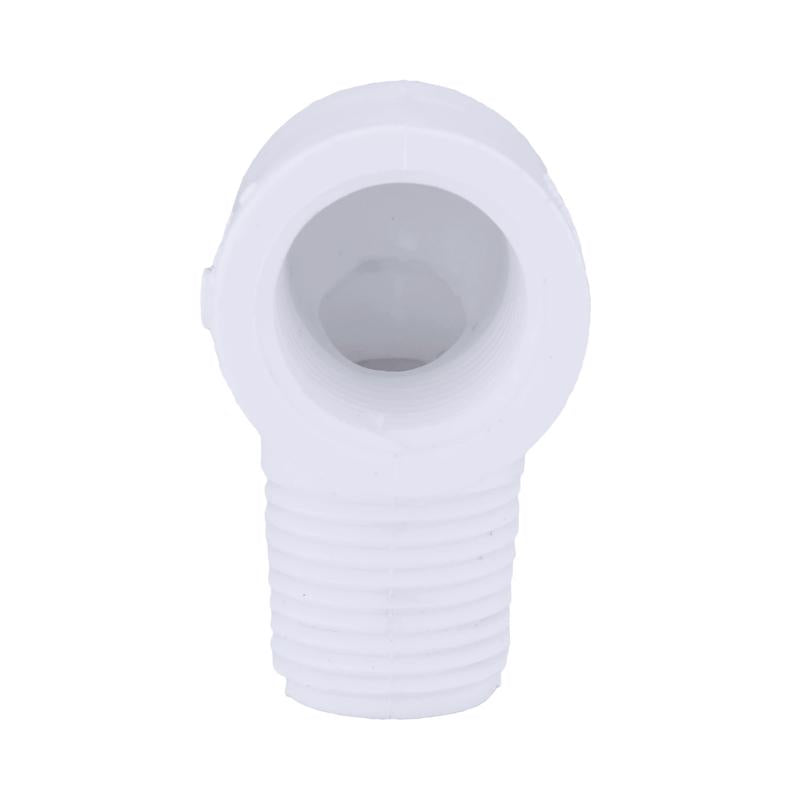 Charlotte Pipe Schedule 40 1/2 in. MPT X 1/2 in. D MPT PVC Street Elbow 1 pk, Pack of 25