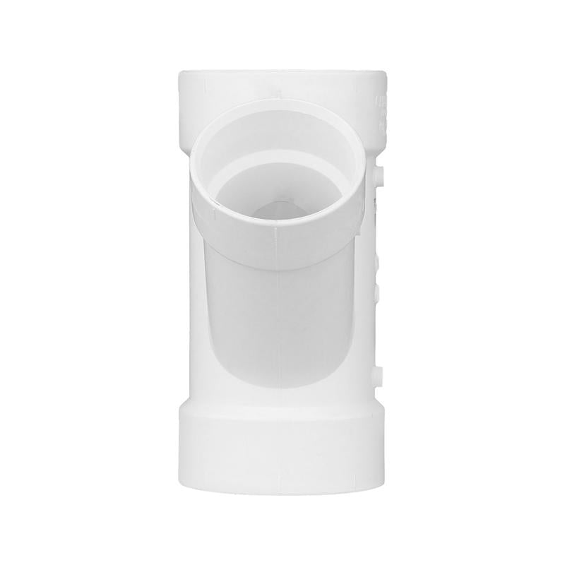 Charlotte Pipe Schedule 40 4 in. Hub X 4 in. D Hub PVC Reducing Wye 1 pk