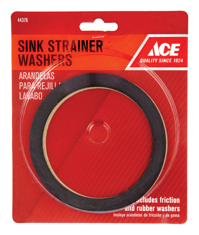 Ace 3-1/2 in. D Rubber Basket Strainer Washer 1 pk, Pack of 5