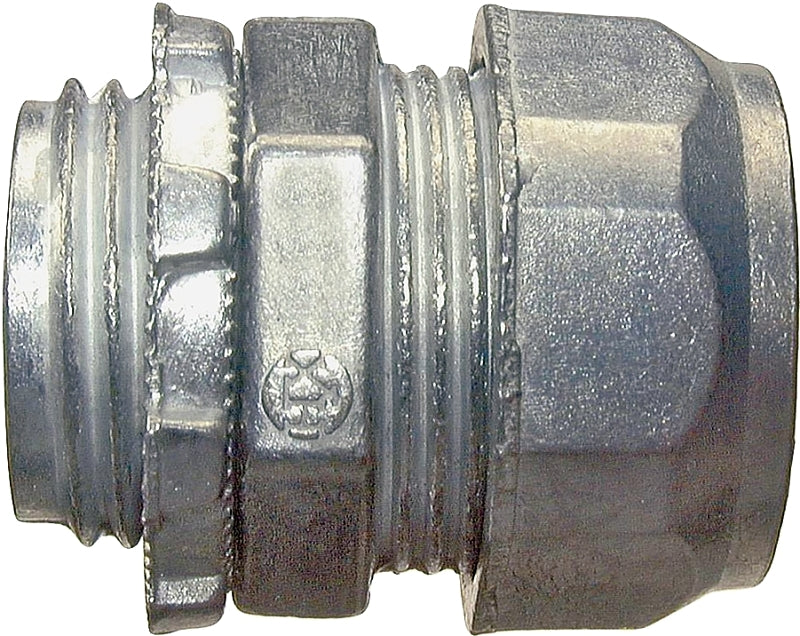 Halex 22212 EMT Connector, 3/4 in Compression, Zinc