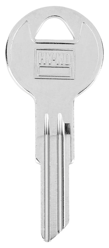 Hy-Ko 11010Y101 Key Blank, Brass, Nickel-Plated, For: Yale Y101 Locks, Pack of 10
