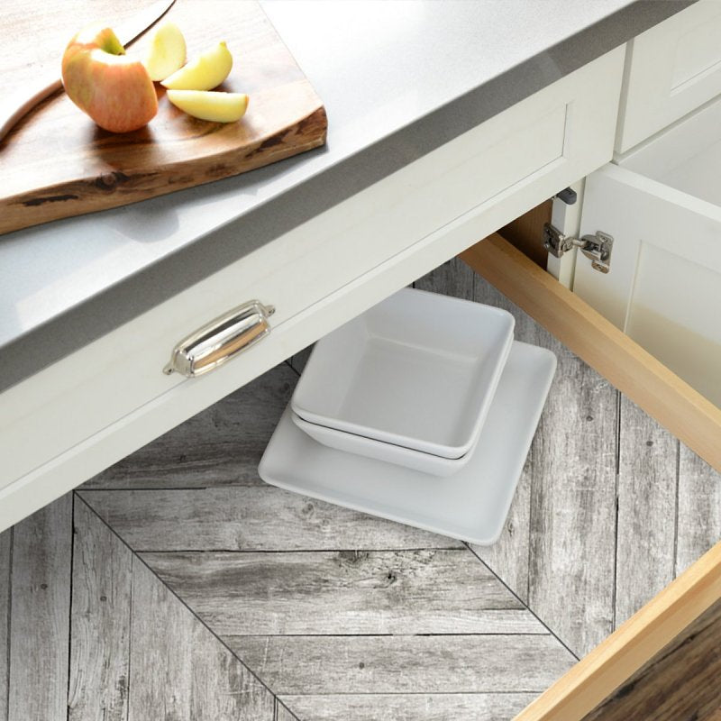 Con-Tact Creative Covering 09F-C9AD43-12 Shelf and Drawer Liner, 18 in L, 9 ft W, PVC Vinyl, Seaward