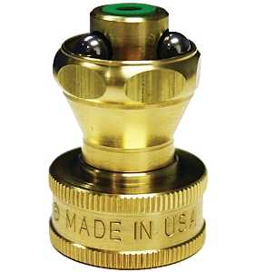 K-Co LBSR-120 Hose Nozzle, Brass, Gold