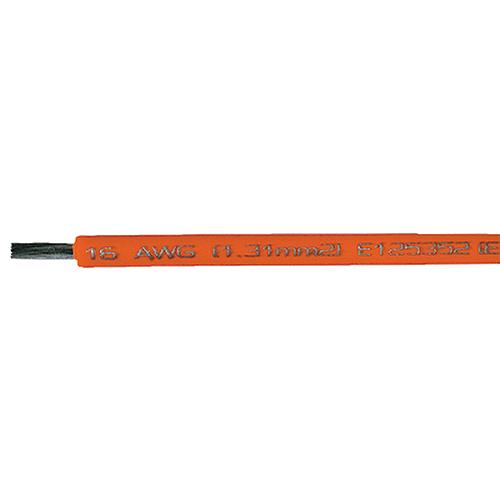 Cobra Wire A1016T15100FT Primary Tinned Copper Wire, 16 AWG, 100', Orange