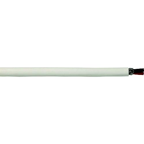 Cobra Wire B6W12T21100FT Tinned Copper Round Duplex Wire, 12/2, 100', White